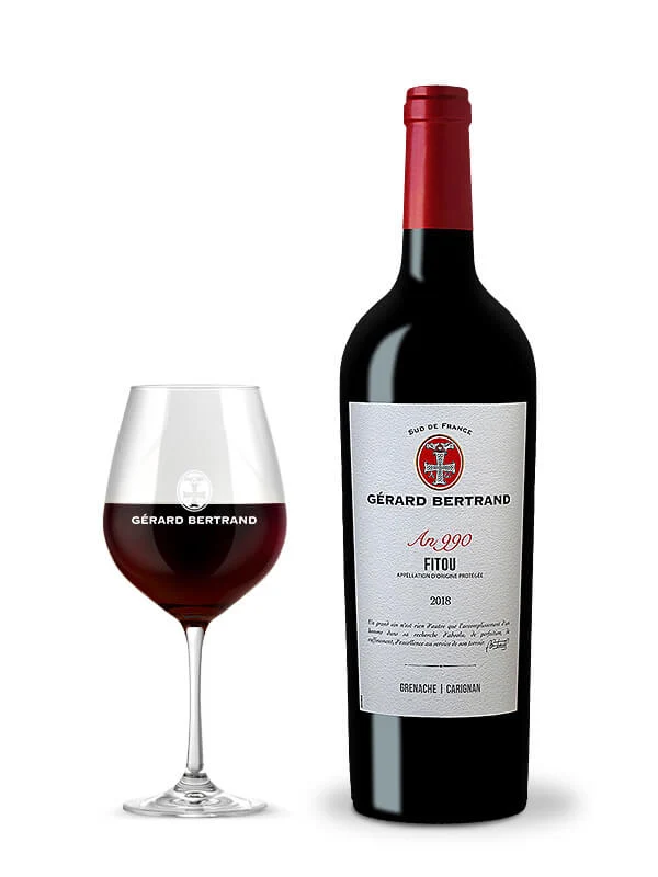 Héritage "An 990" rouge AOP Fitou 2023 – Lot 6 Bouteilles 75cl vin rouge