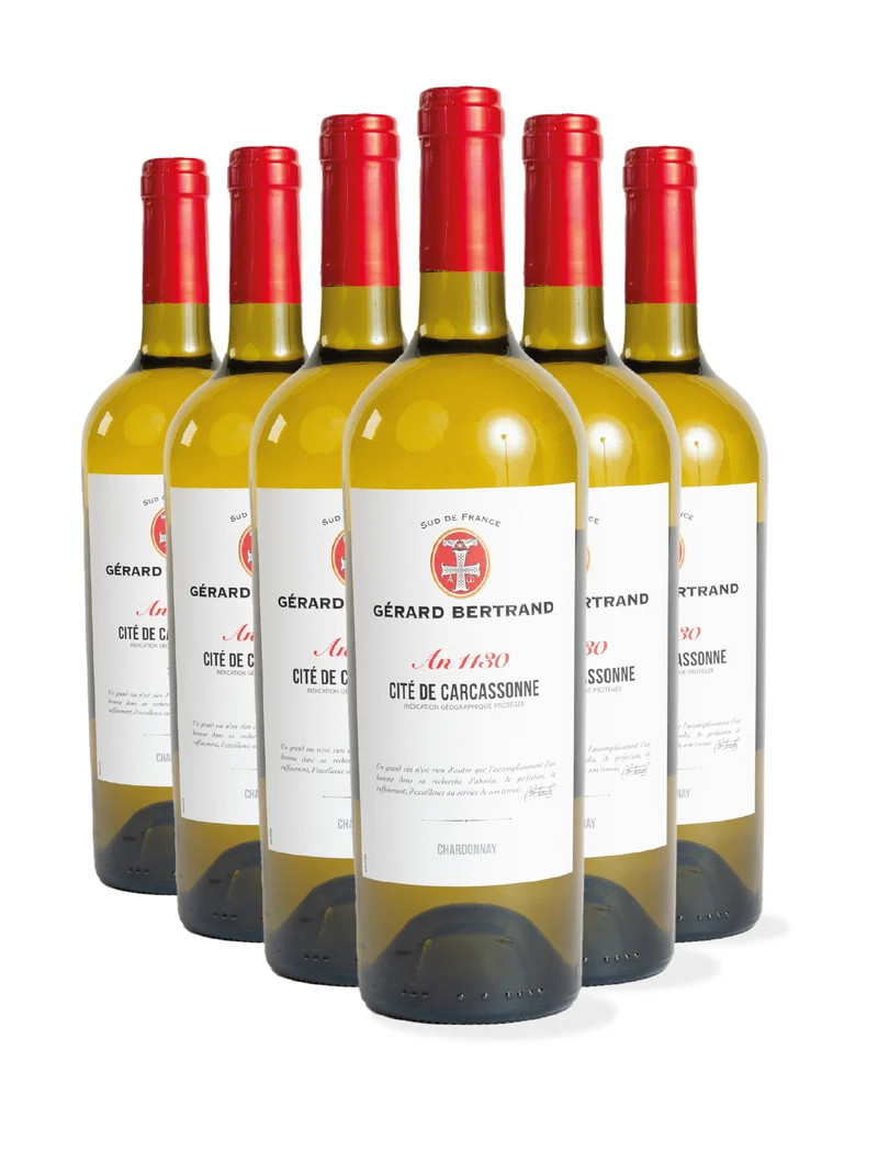 Héritage "An 1130" blanc IGP Cité de Carcassonne 2025 – Lot 6 Bouteilles 75cl vin blanc