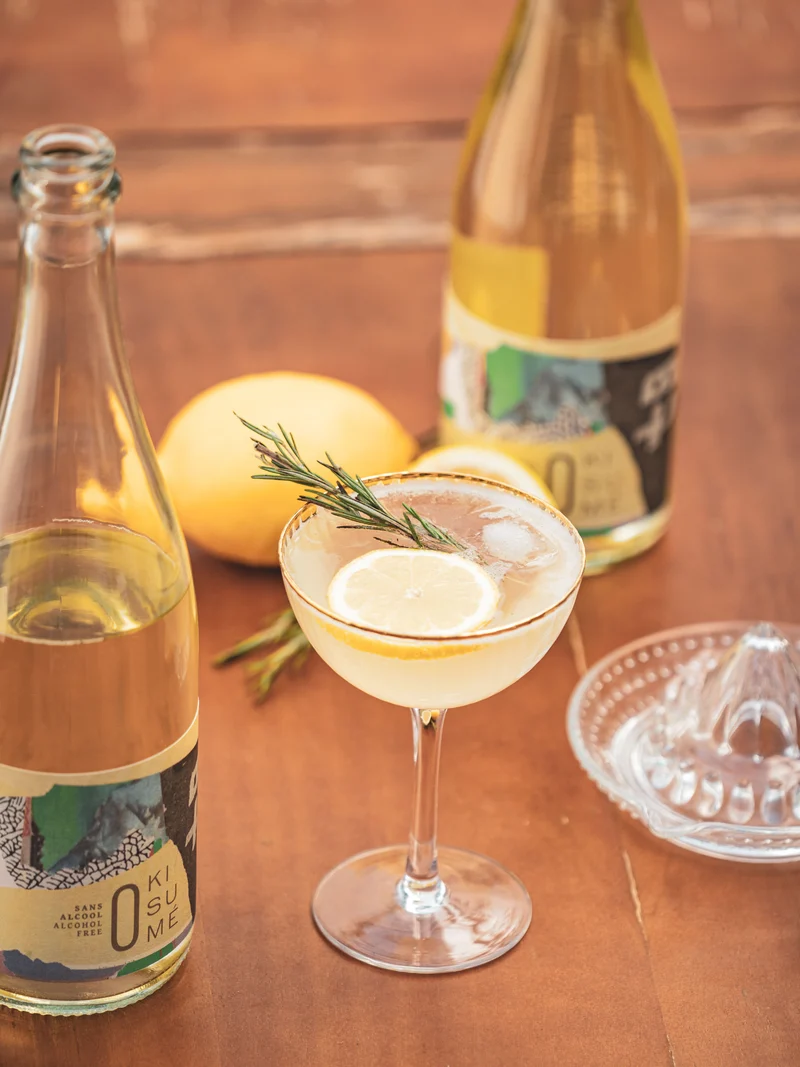 Kisumé blanc - Boisson aromatisée à base de vin désalcoolisé gazéifié