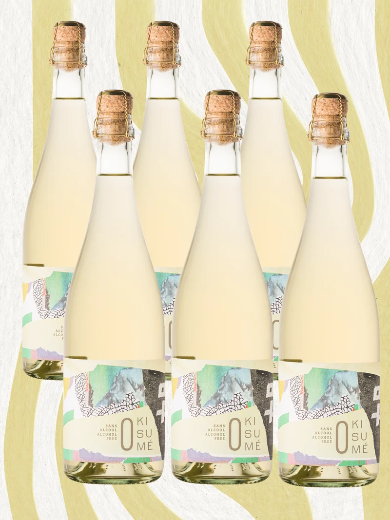 Kisumé blanc - Boisson aromatisée à base de vin désalcoolisé gazéifié