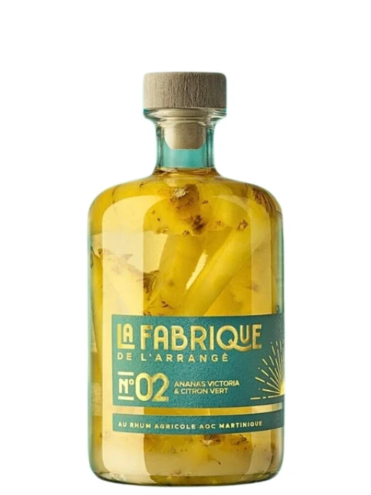 La Fabrique de L'Arrangé N°02 - Rhum arrangé Ananas Victoria & Citron vert