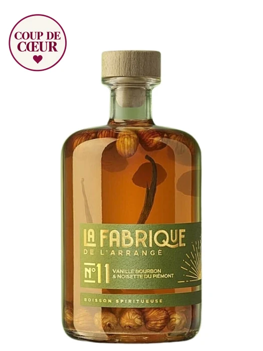 La Fabrique de L'Arrangé N°11 - Rhum arrangé Vanille Bourbon & Noisette du Piémont
