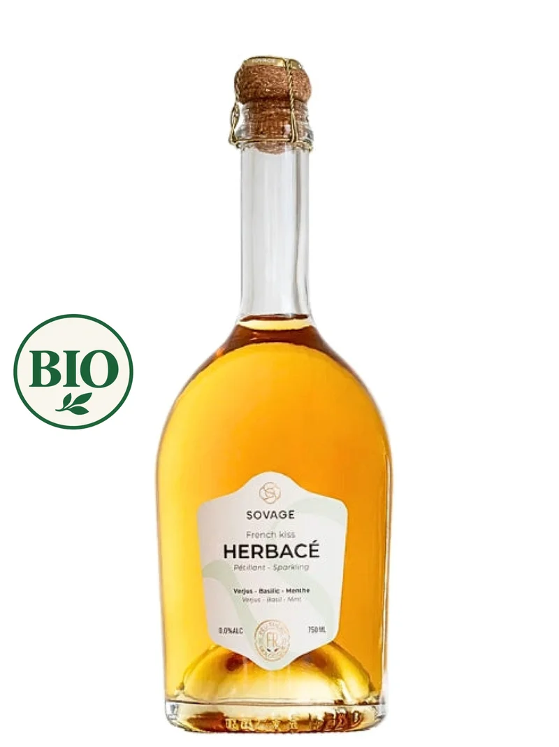 SOVAGE - French Kiss - Pétillant Herbacé Sans alcool