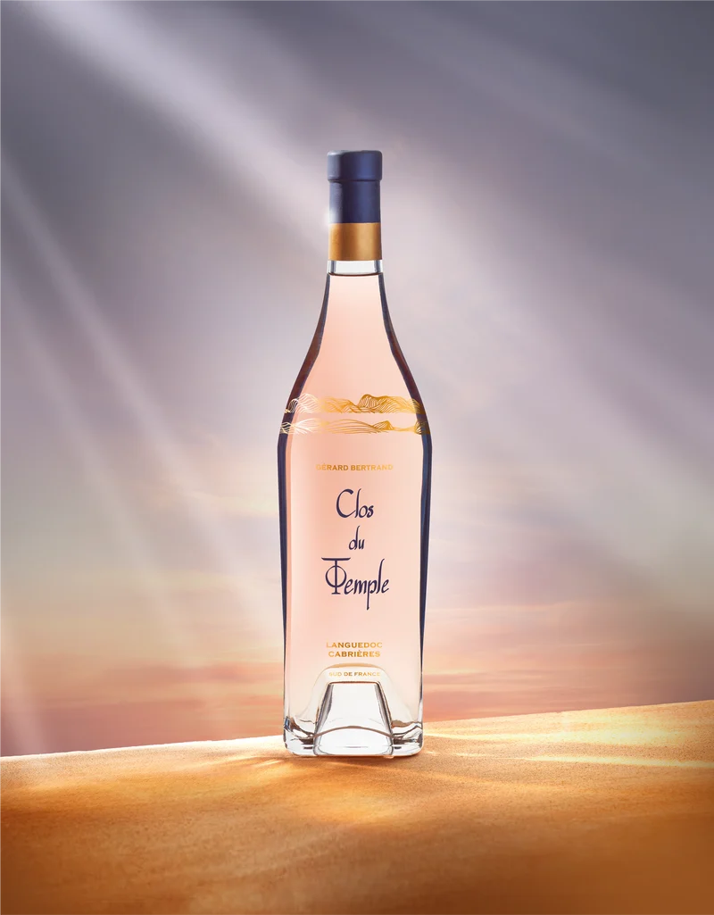 Clos du Temple AOP Languedoc Cabrières 2023 – 75cl avec son étui cadeau vin rosé