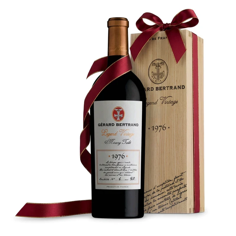 Legend Vintage Vins Doux Naturels AOP Maury 1976 – 75cl avec caisse bois