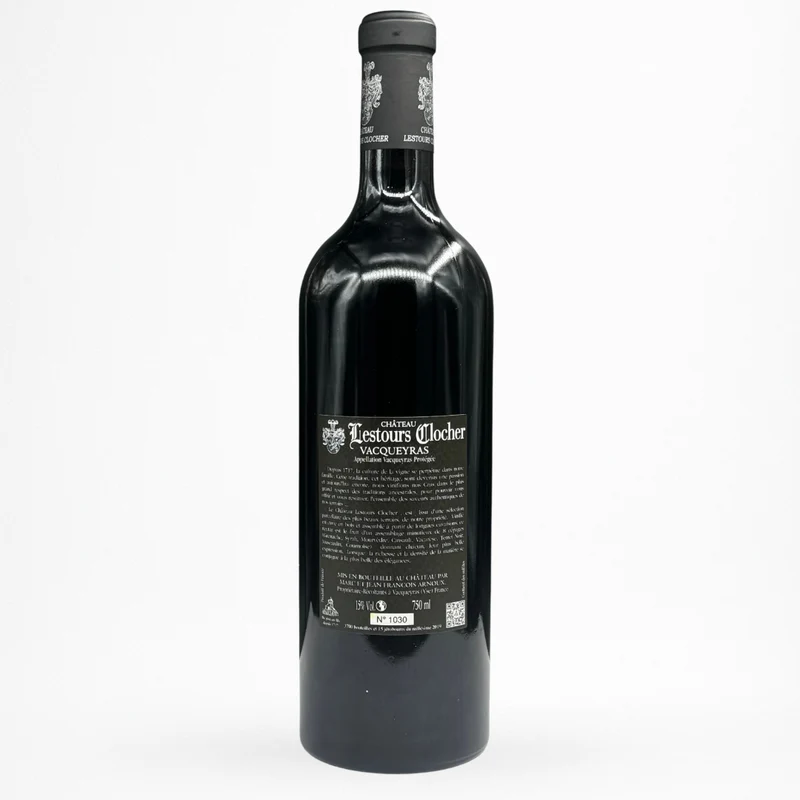 Château Lestours Clocher - Vacqueyras Rouge - 2019 - vin de l’AOC Vacqueyras
