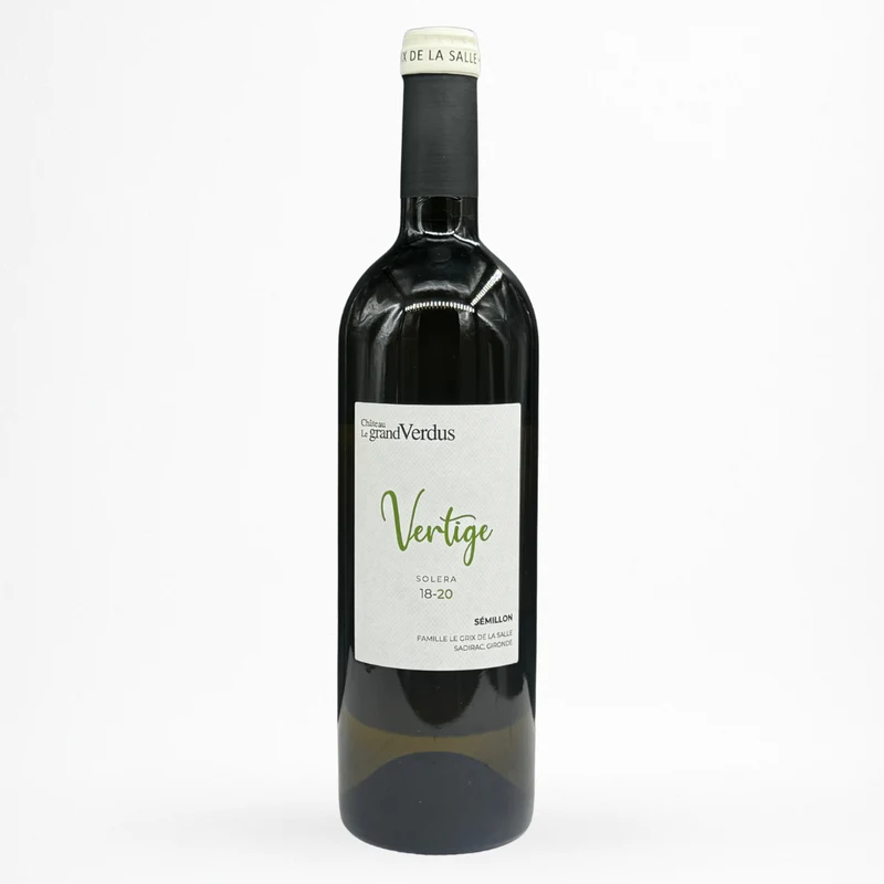 Château Le Grand Verdus - Vertige Solera - NV - vin de l'AOC Bordeaux