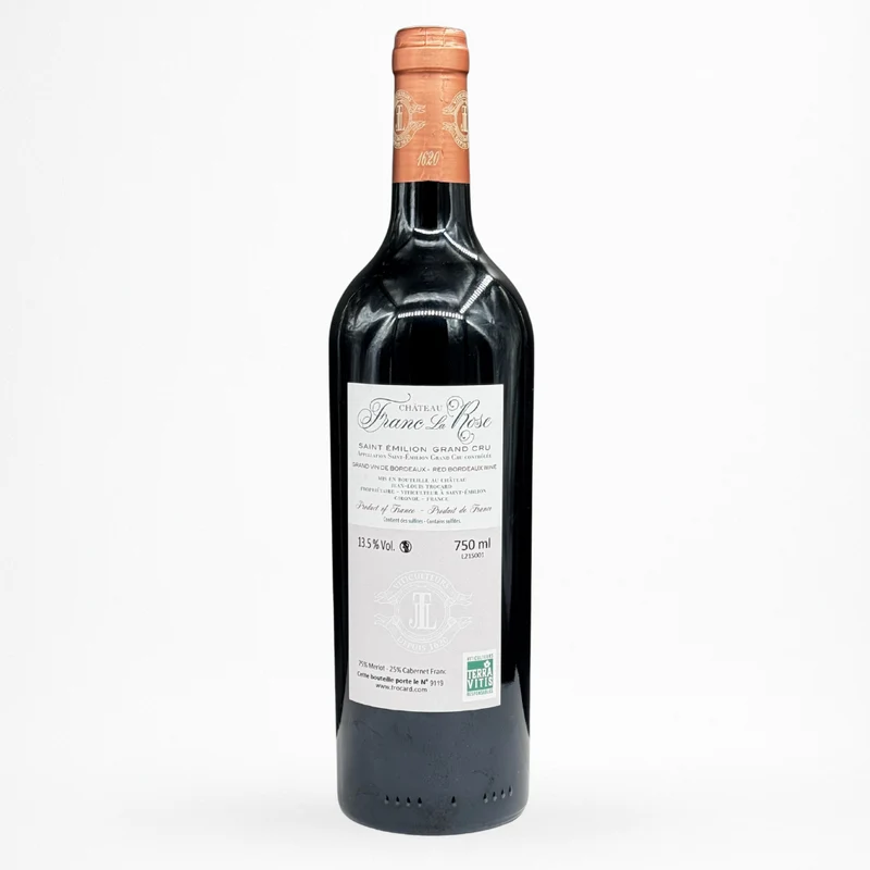 Château Franc La Rose - 2022 - vin de l'AOC Saint-Émilion Grand Cru