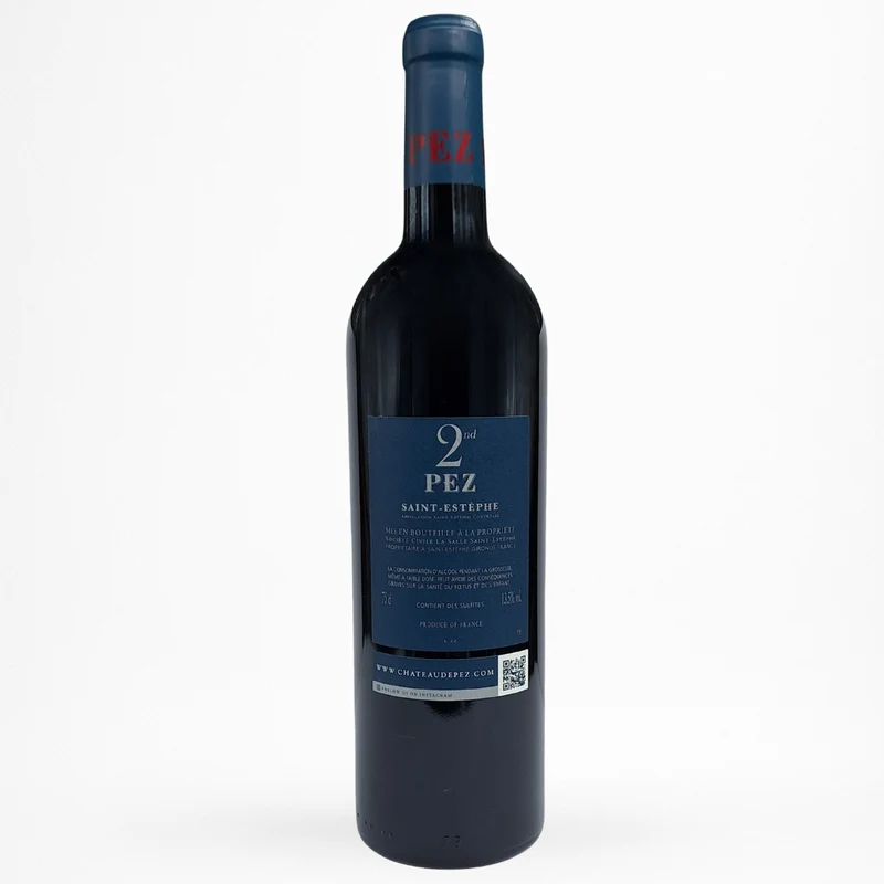 Château de Pez - 2nd de Pez - 2021 - vin de l'AOC Saint-Estèphe