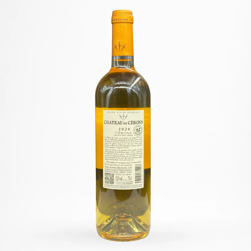 Château de Cérons - Blanc liquoreux - 2020 - vin de l'AOC Cérons