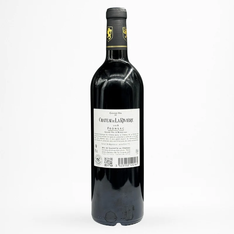 Château de La Rivière - 2016 - vin de l'AOC Fronsac