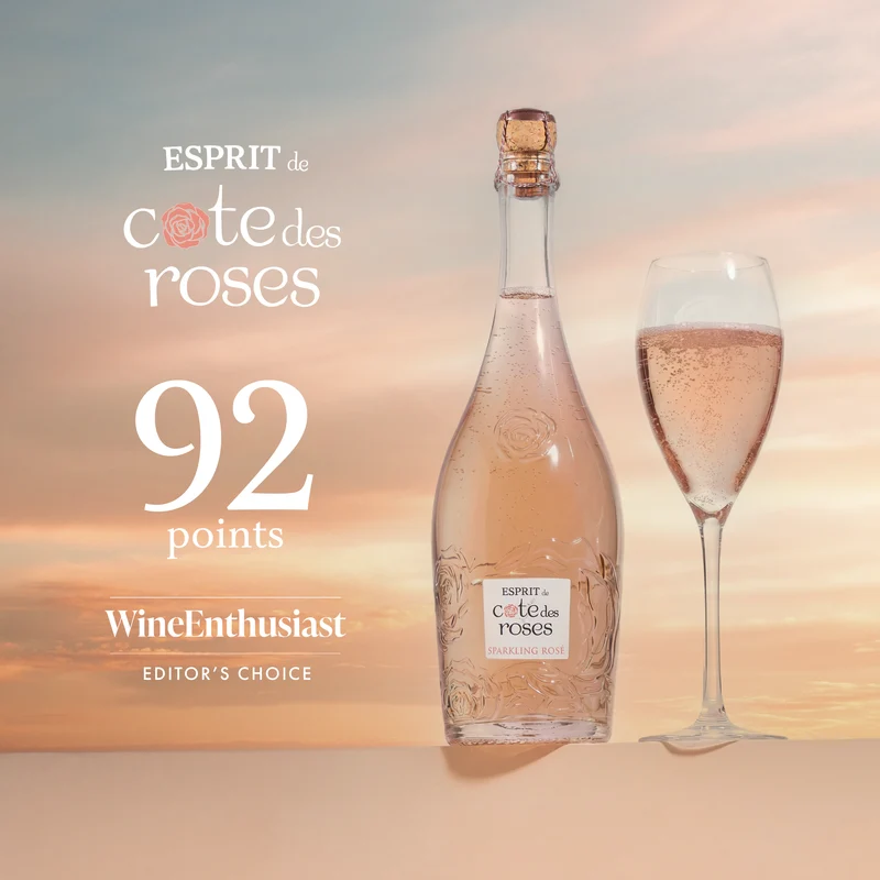 Esprit de Cote des Roses Brut Rosé Vin de France – Non millésimé – Lot 6 Bouteilles 75cl vin rosé