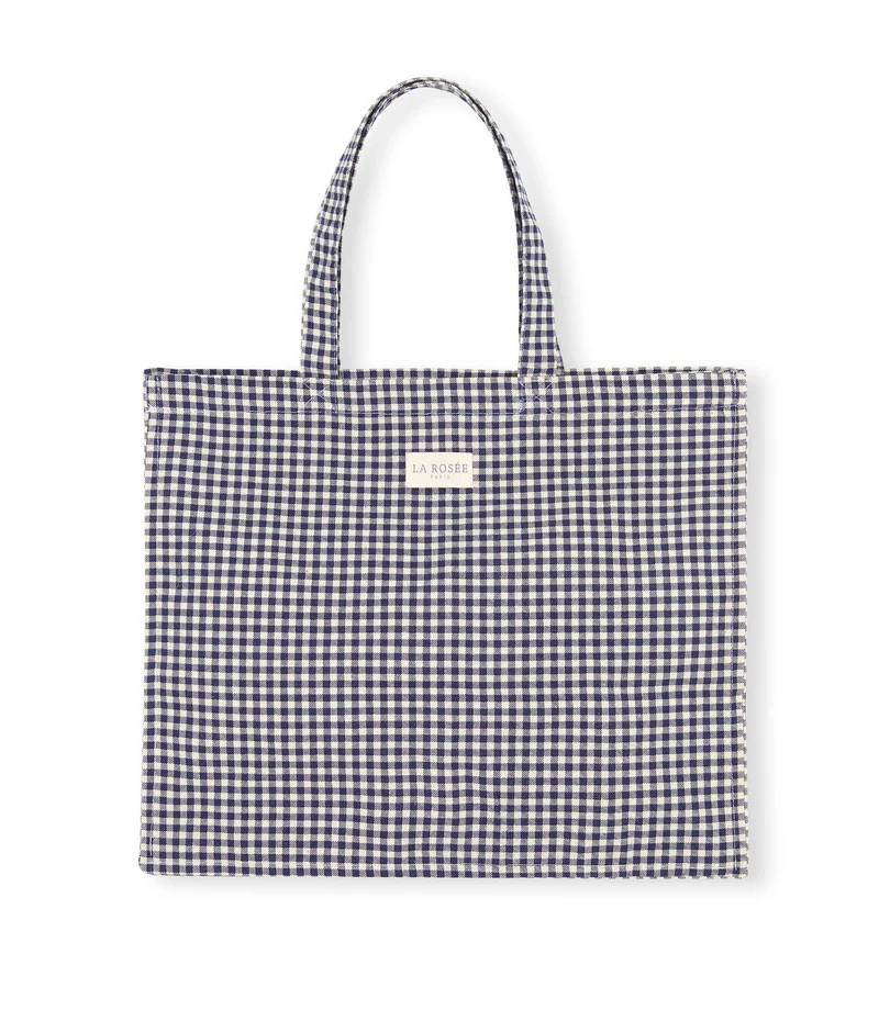 Cabas Vichy Bleu