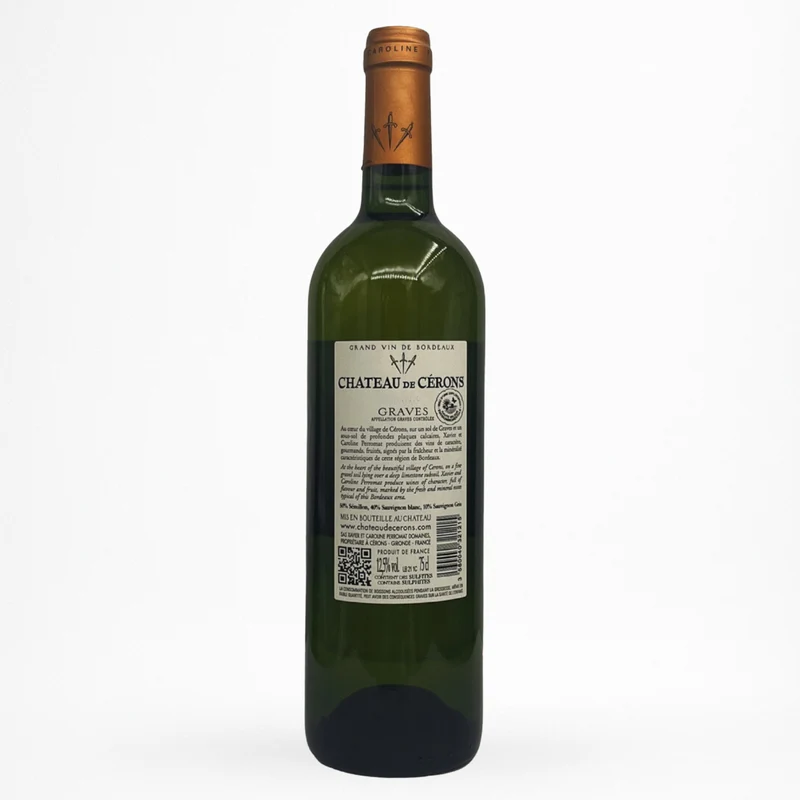 Château de Cérons Blanc - 2022 - Vin de Graves