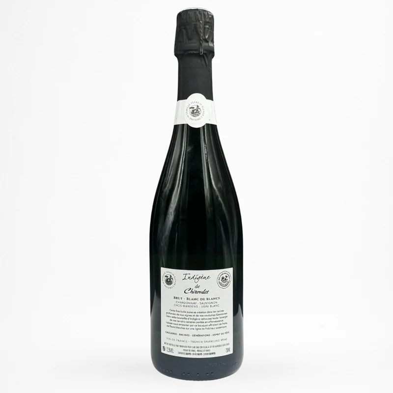 Domaine Chiroulet - Indigène Brut Blanc de Blanc - Blanc Pétillant Naturel - NV - Vin de Côtes de Gascogne