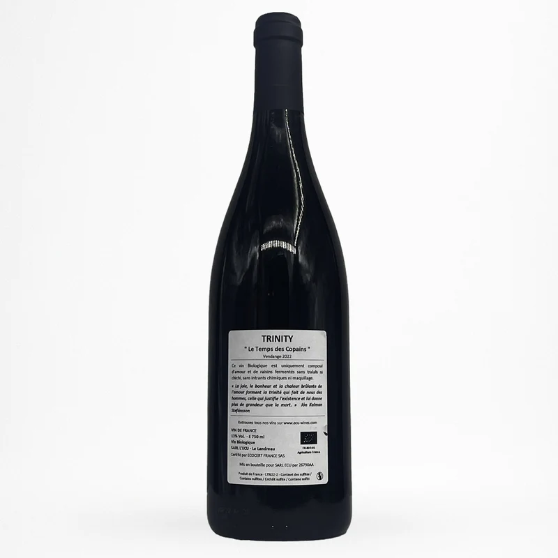 Domaine de l'Ecu - Trinity - Le Temps des Copains - 2023 - Vin de France