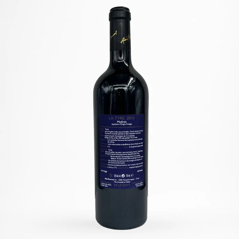 Château Montus - La Tyre - 2010 - Vin de Madiran