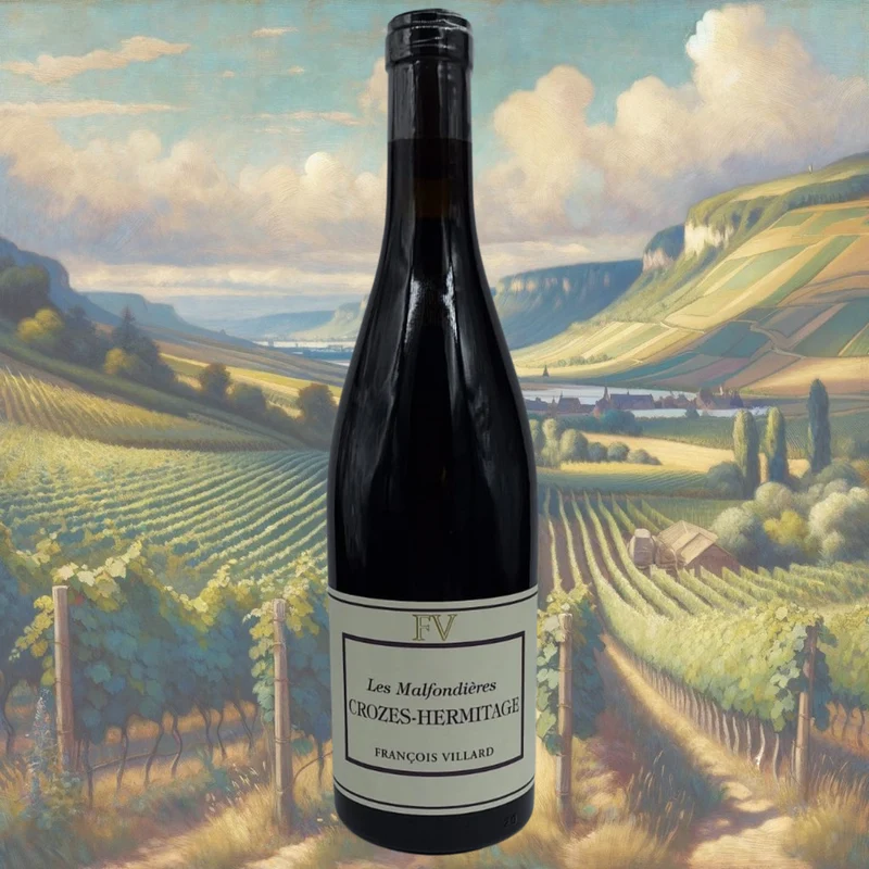 François Villard - Les Malfondières - 2023 - Vin de Crozes-Hermitage
