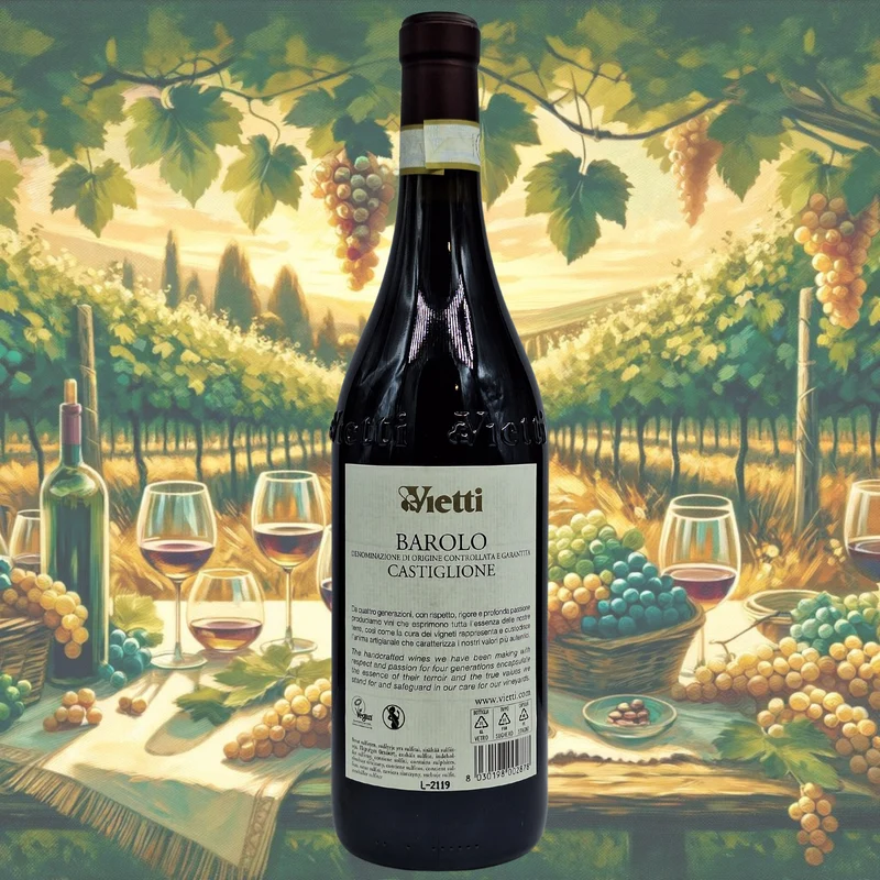 Vietti - Barolo - 2020 - DOCG Castiglione - Vin d'Italie