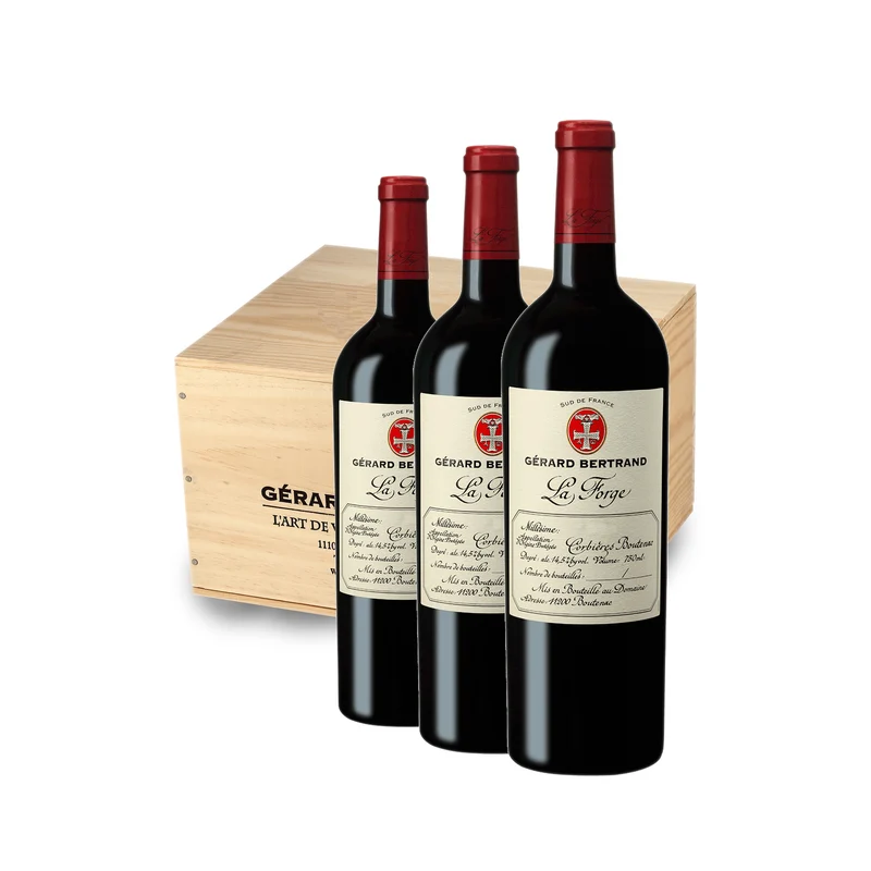 La Forge AOP Corbières-Boutenac 2021 – Caisse Bois 6 Bouteilles 75cl vin rouge