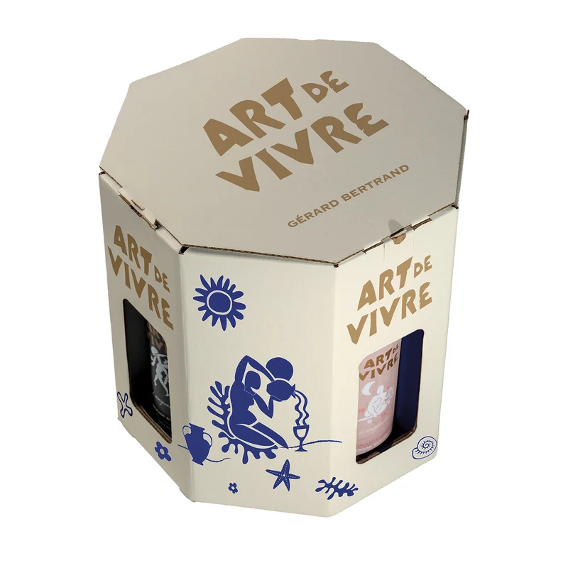 Coffret DIY Art de Vivre 4 couleurs - vin blanc, orange, rouge et rosé