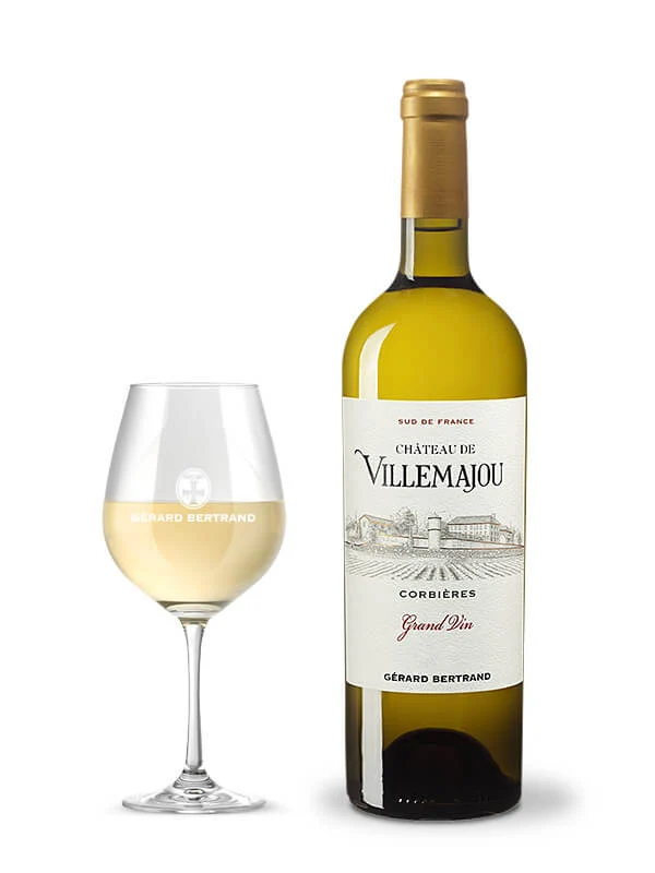 Château de Villemajou Grand Vin AOP Corbières 2023 – 75cl vin blanc