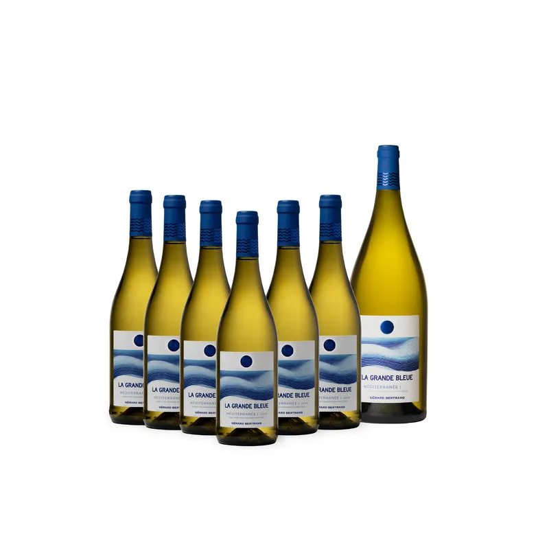 La Grande Bleue 2025 vin blanc bio Offre Spéciale 12 Bouteilles 75cl et Magnum Offert