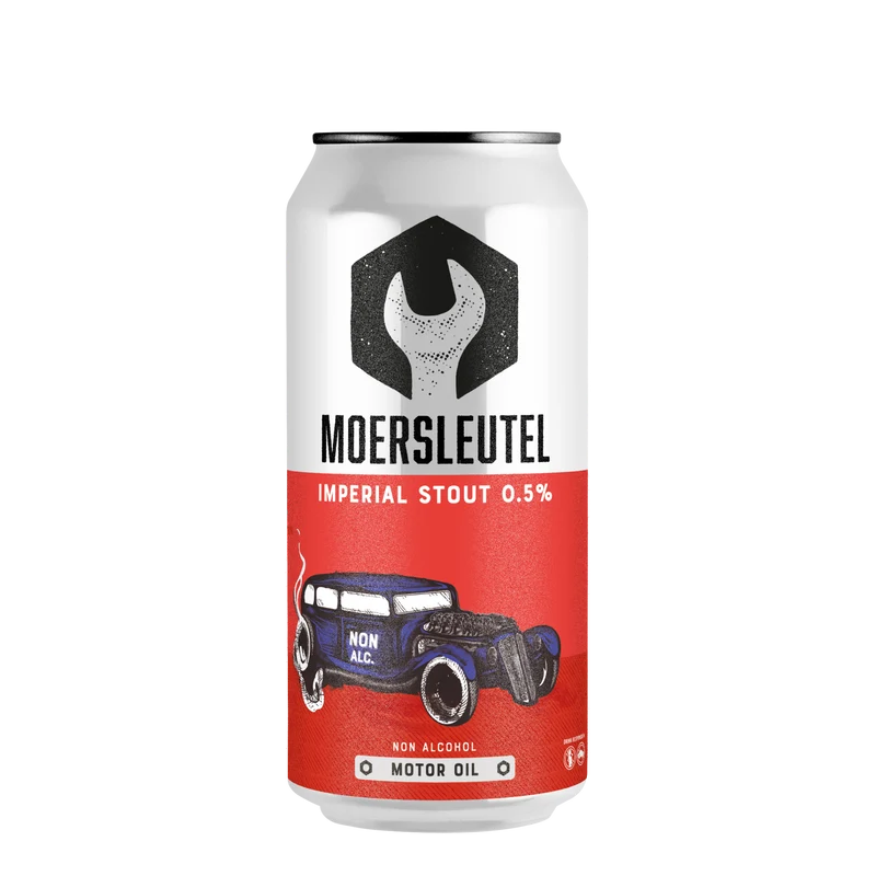 Motor Oil Imperial Stout 0,5% 44 cl - Moersleutel