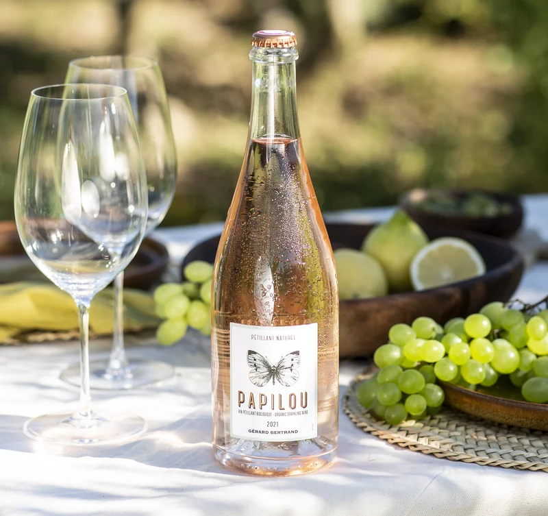 Papilou Pétillant Naturel rosé Vin de France 2023 – 75cl vin rosé