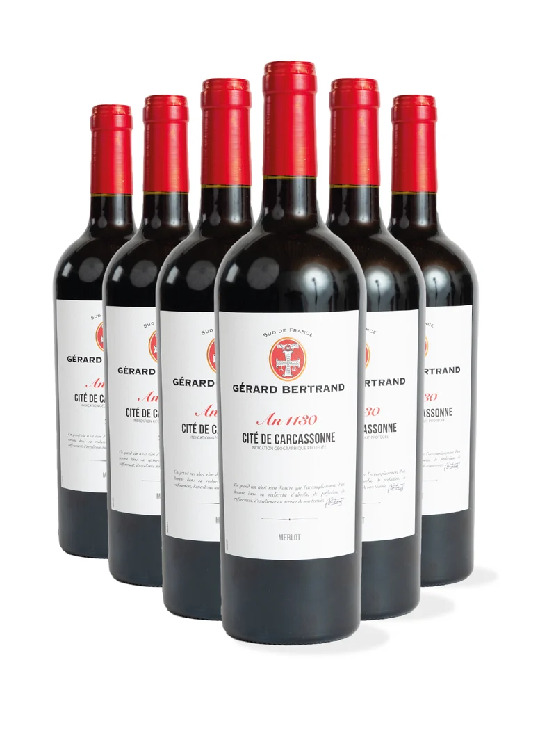 Héritage "An 1130" rouge IGP Cité de Carcassonne 2023 – Lot 6 Bouteilles 75cl vin rouge