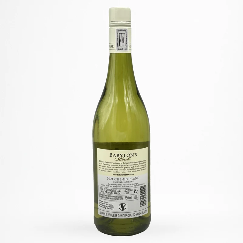 Babylon's Peak - Chenin Blanc - 2023 - Swartland - Vin d'Afrique du Sud