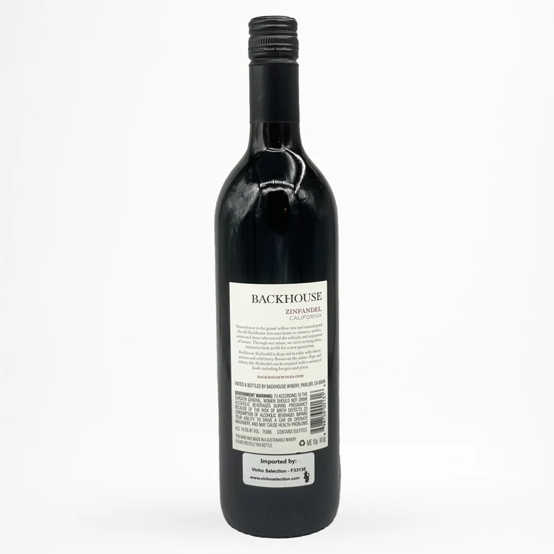 Backhouse - Zinfandel - 2020 - California - Vin des Etats-Unis