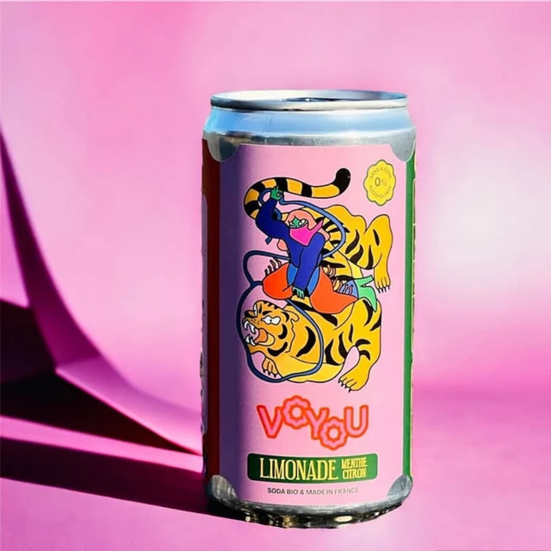 Limonade Menthe/Citron bio - Voyou