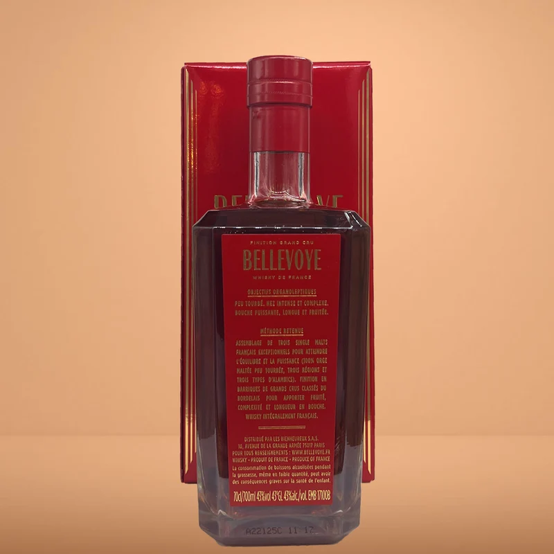 Bellevoye - Triple Malt - Rouge - Whisky Français