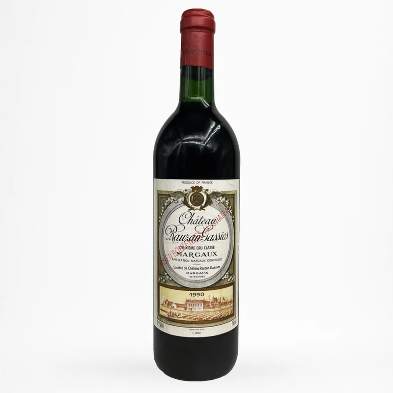 Château Rauzan-Gassies - 1990 - Vin de Margaux