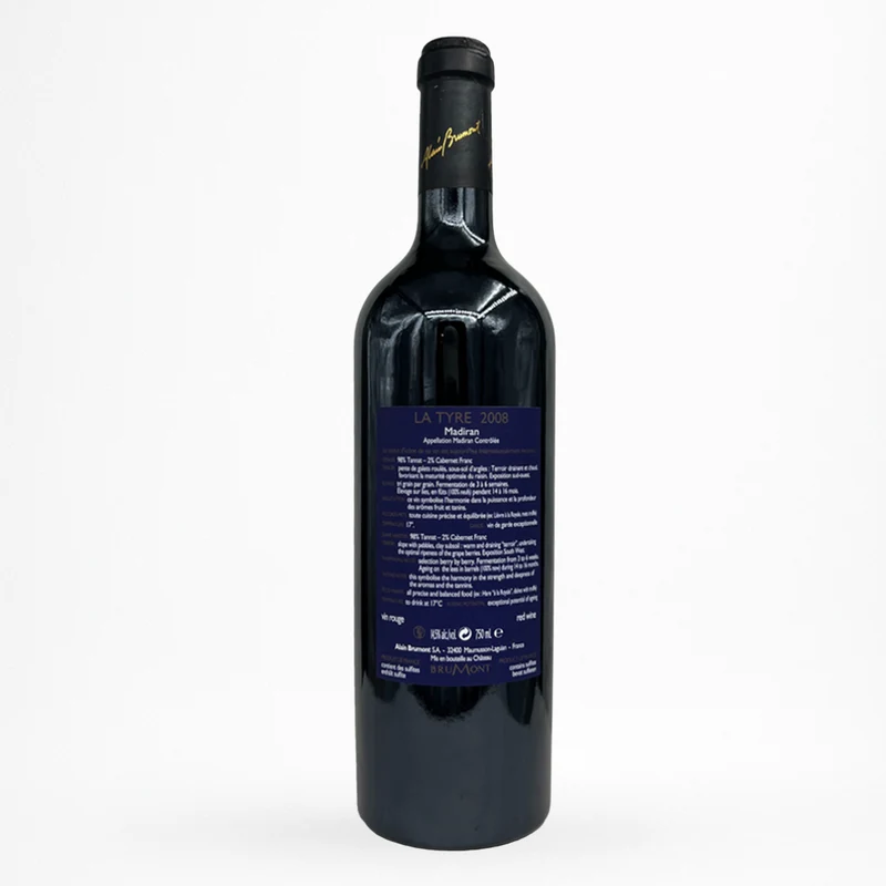 Château Montus - La Tyre - 2008 - Vin de Madiran