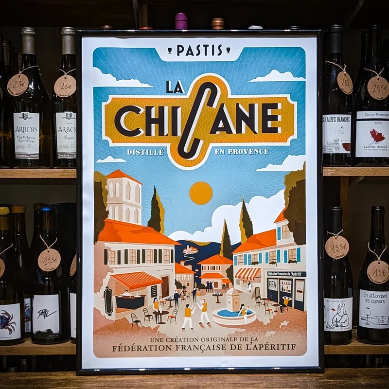 AFFICHE OFFICIELLE "La Chicane" 50/70 par Mathieu PERSAN