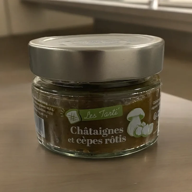 Tarti' Châtaignes et Cèpes rôtis - 80g