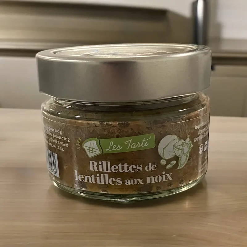 Tarti' Rillettes de Lentilles aux Noix du Périgord - 80g