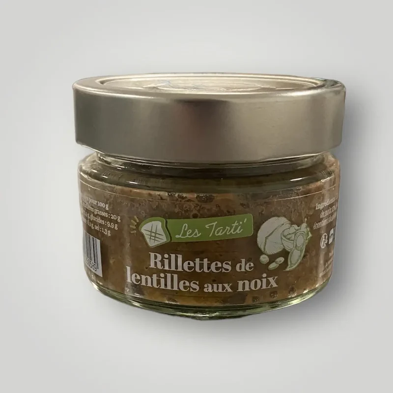 Tarti' Rillettes de Lentilles aux Noix du Périgord - 80g