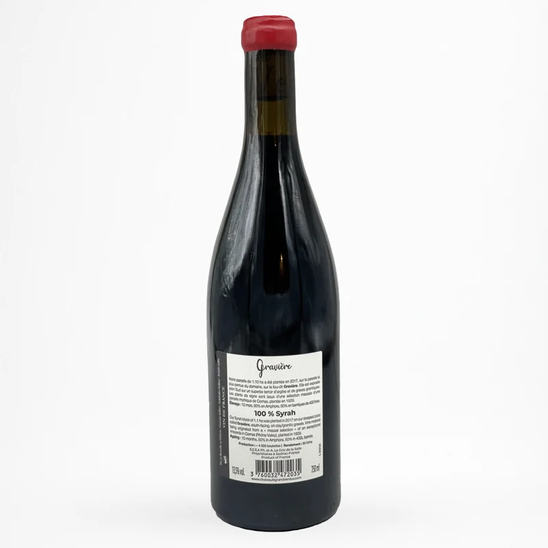 Château le Grand Verdus - Lieu-dit Gravière Syrah - 2021 - Vin de France