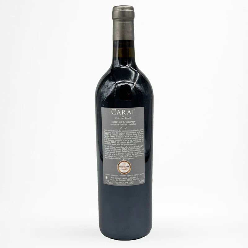 Château Réaut - Carat - 2012 - Vin de Cadillac Côtes de Bordeaux
