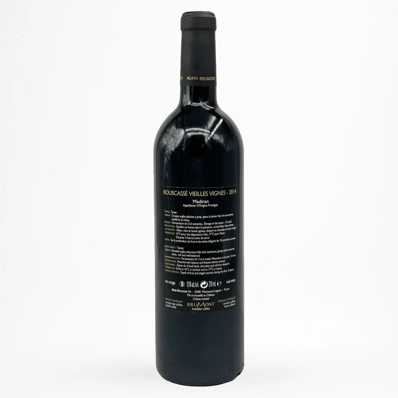Château Bouscassé - Vieilles vignes - 2014 - Vin de Madiran