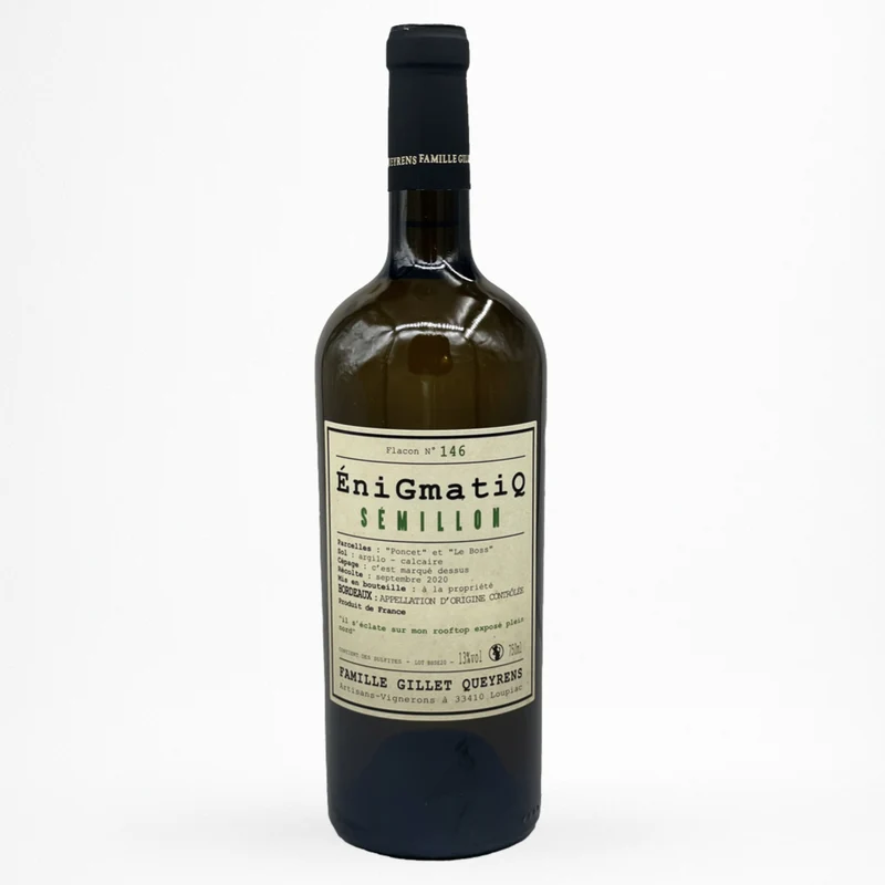 Château Grand Peyruchet - EniGmatiQ - 2022 - Vin Blanc sec de Bordeaux