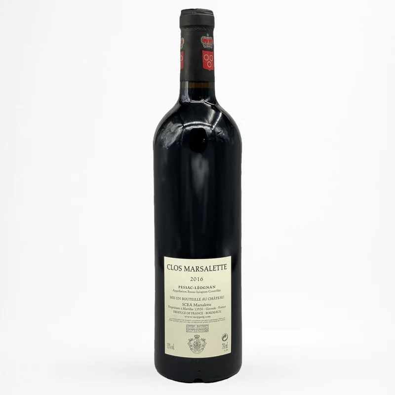 Clos Marsalette - 2020 - Vin de Pessac-Léognan