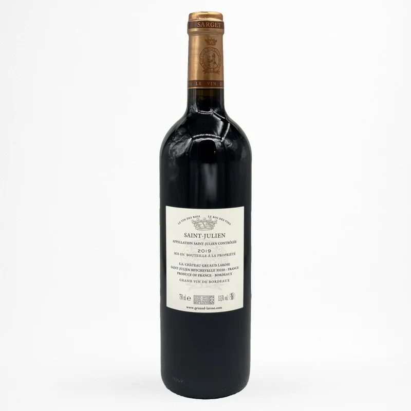 Château Gruaud Larose - Sarget de Gruaud Larose - 2019 - Vin de Saint-Julien