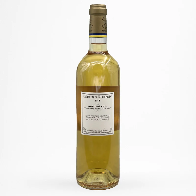 Château Rieussec - Carmes de Rieussec - 2015 - Vin de Sauternes