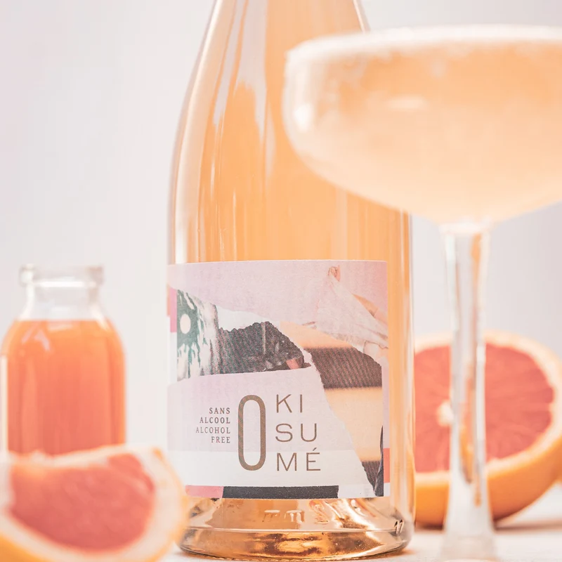 Kisumé - Rosé effervescent sans alcool - Aubert & Mathieu