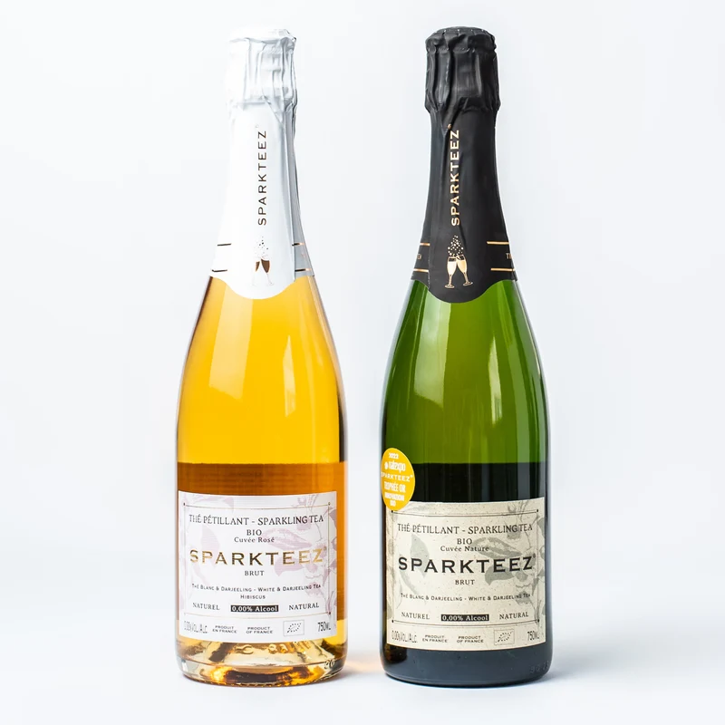 Thé pétillant rosé - Sparkteez