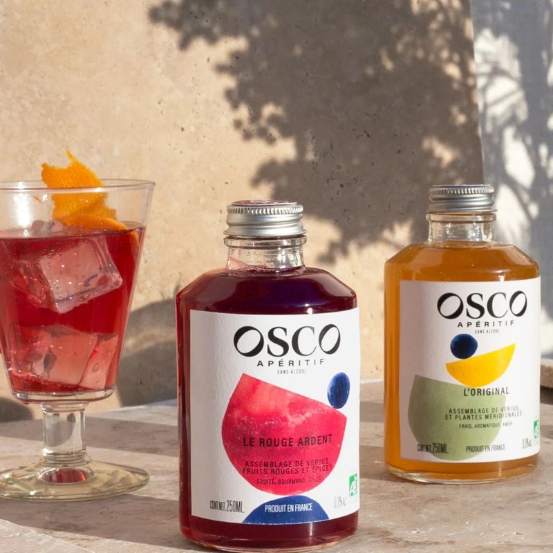 Le Rouge Ardent - Apéritif bio sans alcool - OSCO